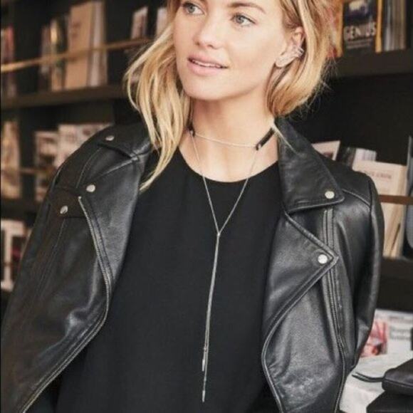 Stella & Dot Delmar Pave Lariat Necklace with box - Picture 6 of 6